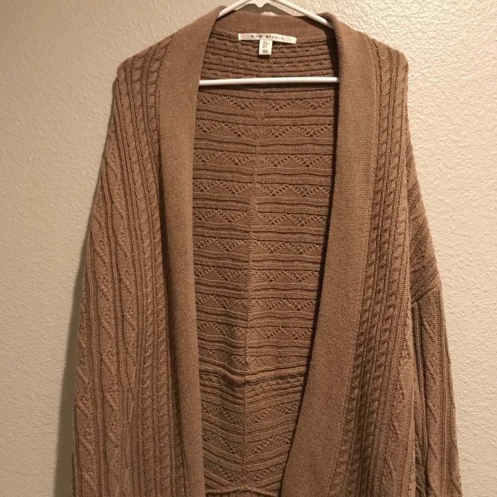 Max Studio Brown Sweater Cardigan